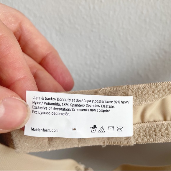 NWOT Maidenform Nude T-Shirt Bra Size 36B - Picture 6 of 6